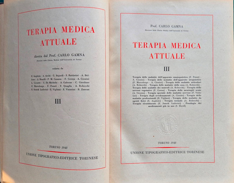 Terapia medica attuale - Vol. III