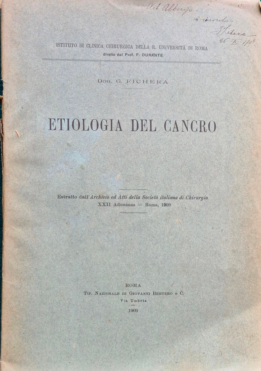 Etiologia del cancro