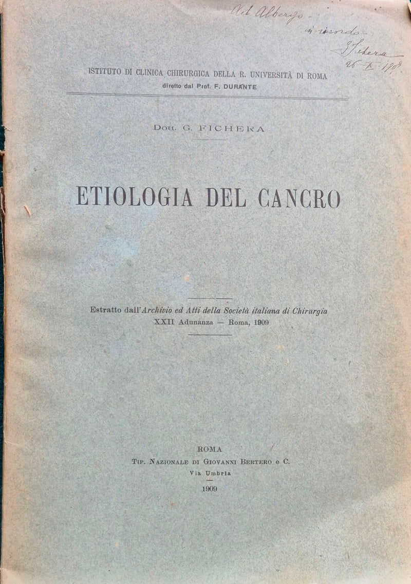 Etiologia del cancro