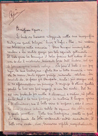 Manoscritto Autografo di Carlo Antonio Dotti (Pseud. Antonio Alci) - I Quattro Ragionamenti dei Pastorali di Longo su Dafni e Cloe
