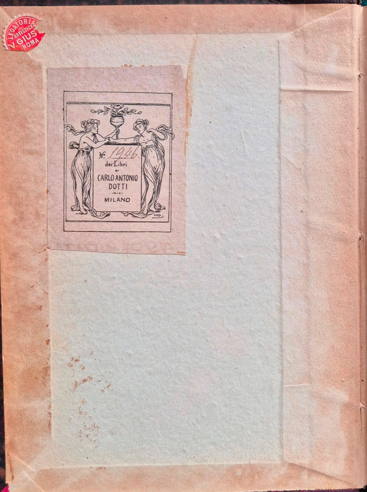Manoscritto Autografo di Carlo Antonio Dotti (Pseud. Antonio Alci) - I Quattro Ragionamenti dei Pastorali di Longo su Dafni e Cloe