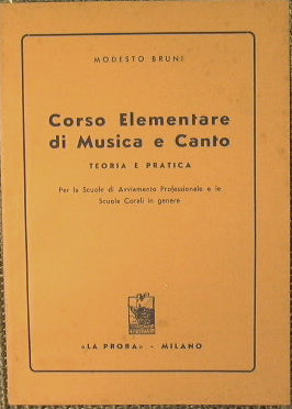 Corso elementare di musica e canto