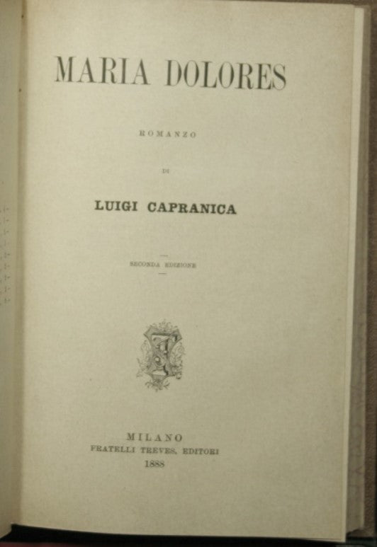Donna Olimpia Pamfili; Maria Dolores