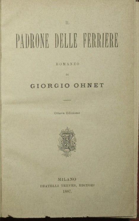 Il padrone delle ferriere; La contessa Sara