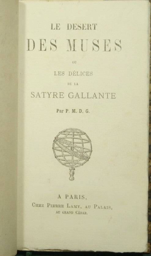 Le desert des muses ou Les delices de la satyre gallante