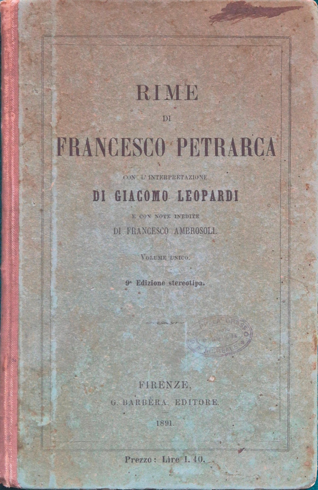 Rime di Francesco Petrarca