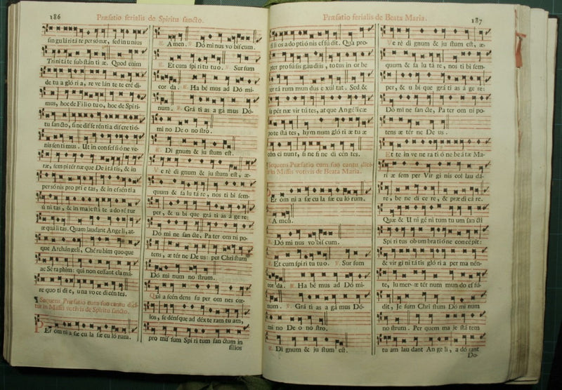 Missale Romanum ex decreto sacrosancti Concilii Tridentini restitutum S. Pii V. Pontificis Maximi jussu editum Clementis VIII. Ac Urbani VIII. Auctoritate recognitum