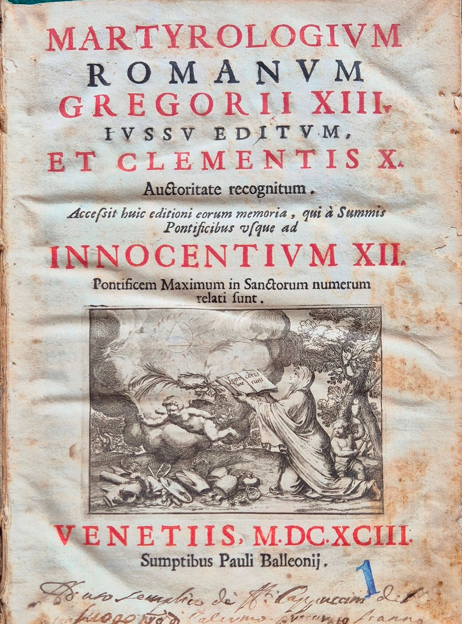Martyrologium romanum Gregorii XIII iussu editum et Clementis X auctoritate recognitum