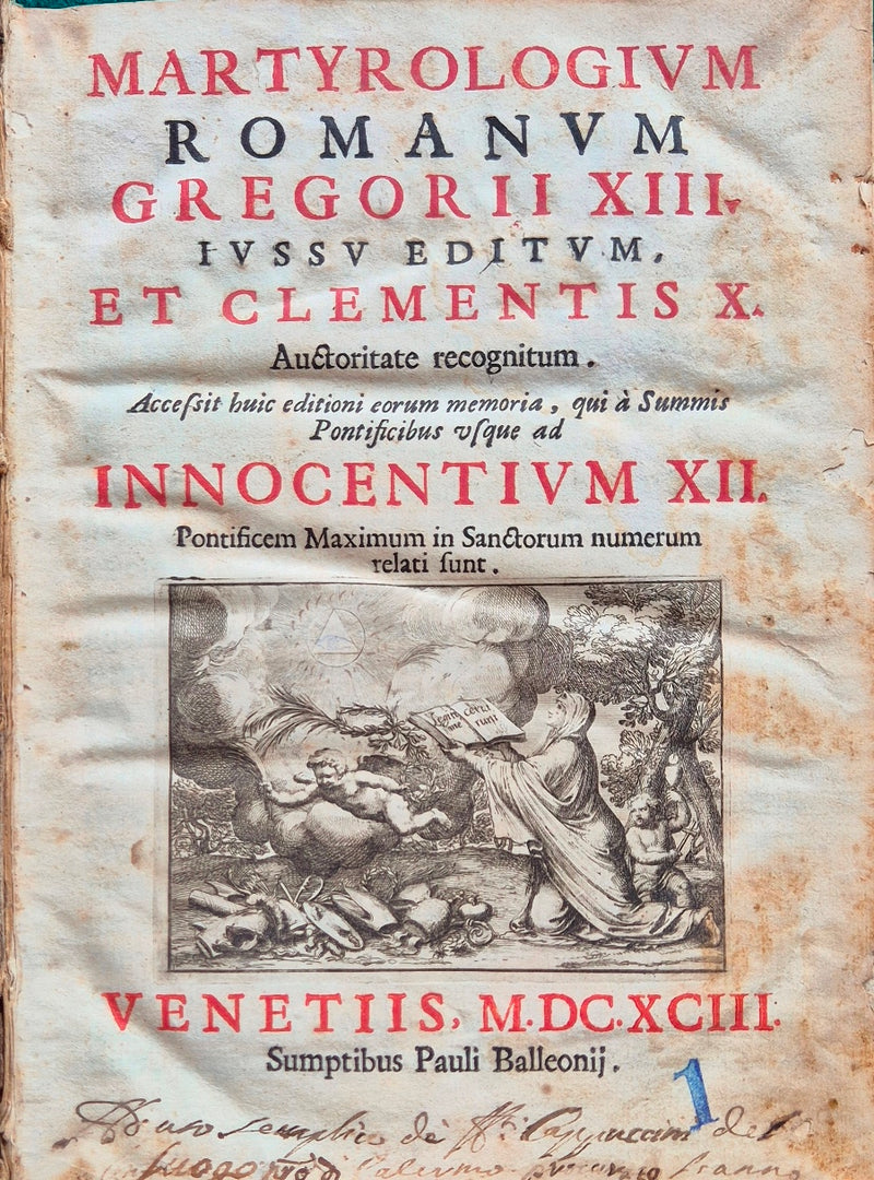 Martyrologium romanum Gregorii XIII iussu editum et Clementis X auctoritate recognitum
