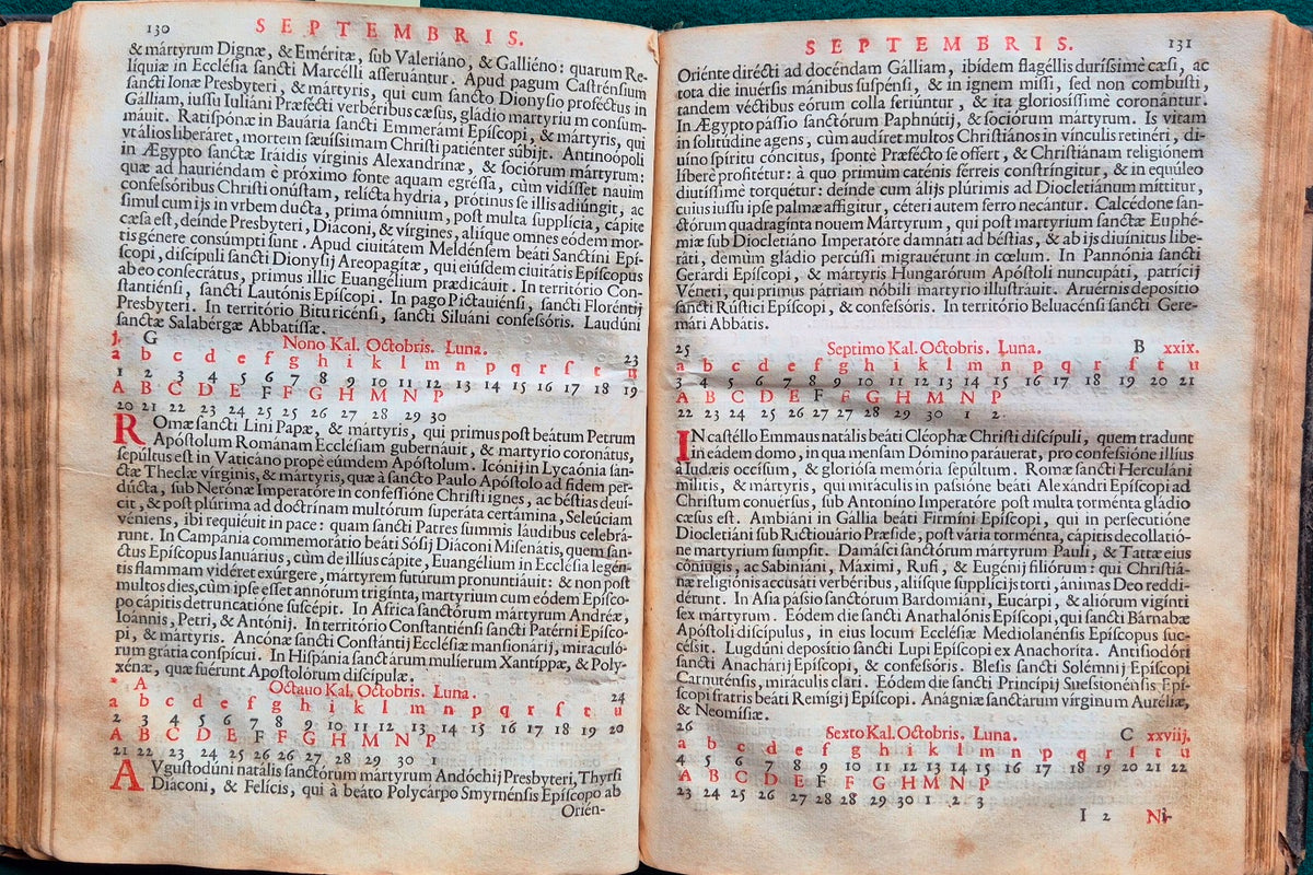 Martyrologium romanum Gregorii XIII iussu editum et Clementis X auctoritate recognitum