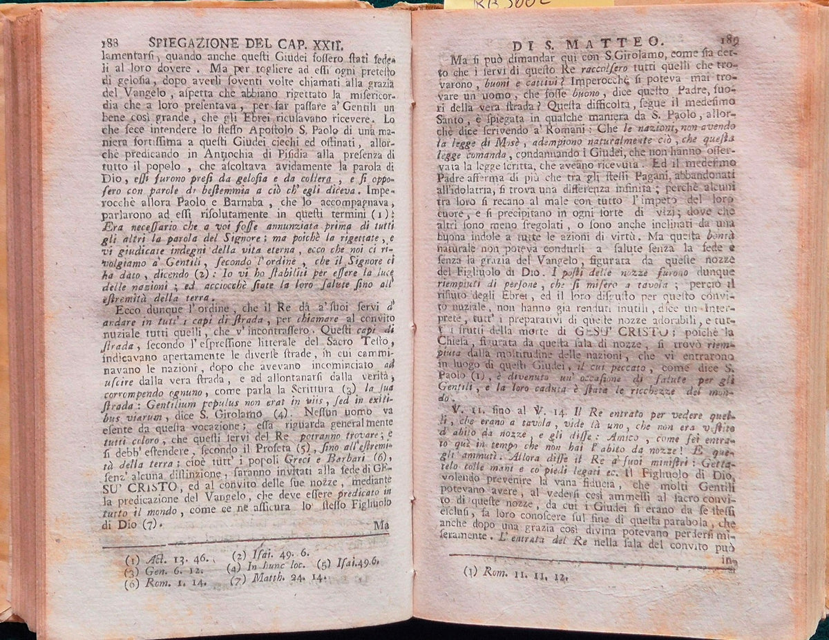 Sacra Scrittura Giusta la Vulgata in Lingua Latina e Volgare. Tomo Secondo.