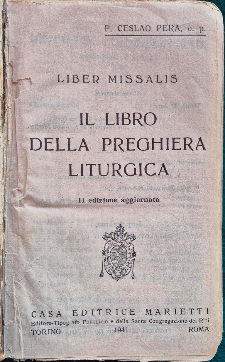 Liber Messalis - il libro della preghiera liturgica