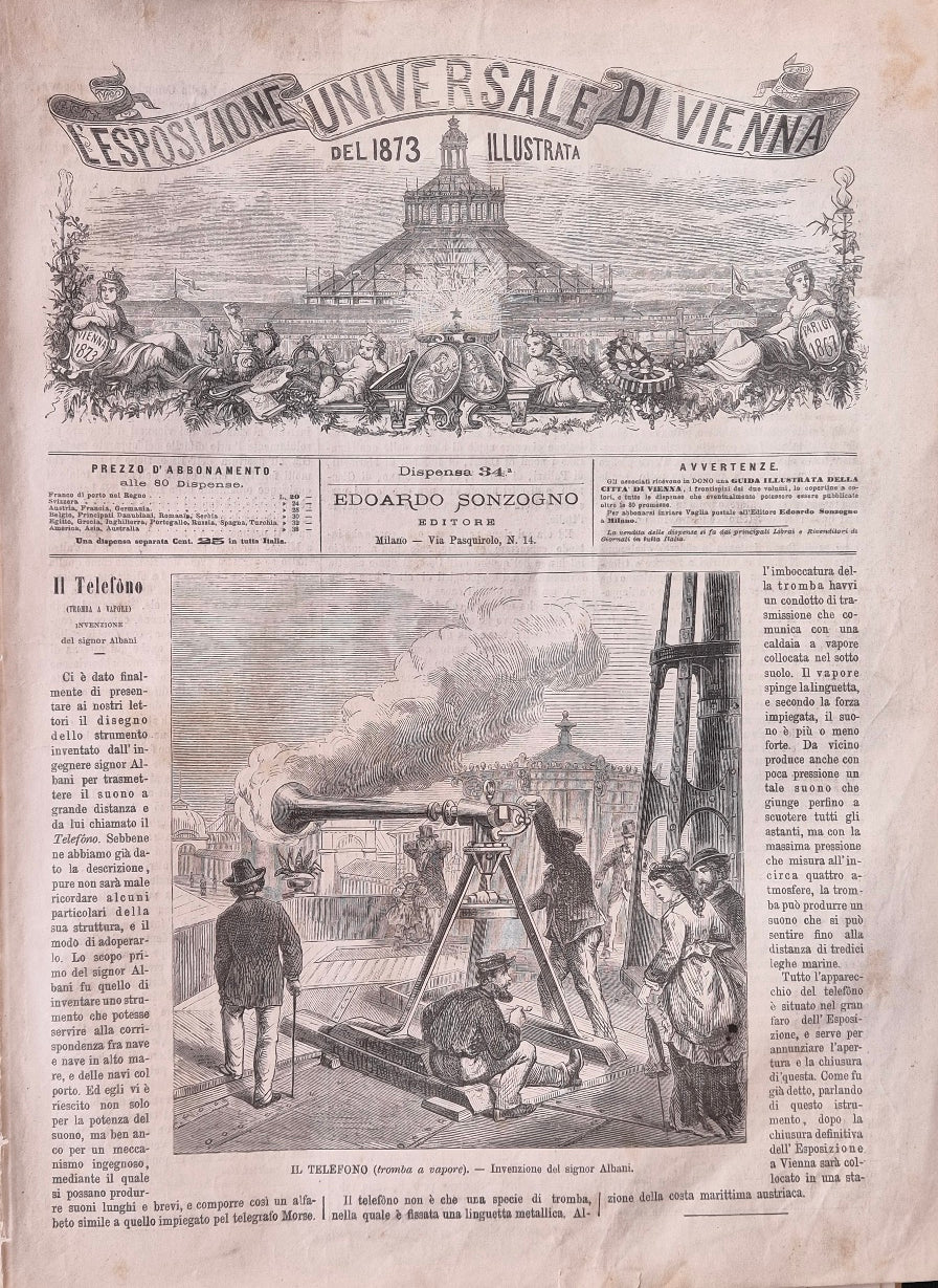 L'Esposizione Universale di Vienna del 1873 illustrata - Dispensa n.34