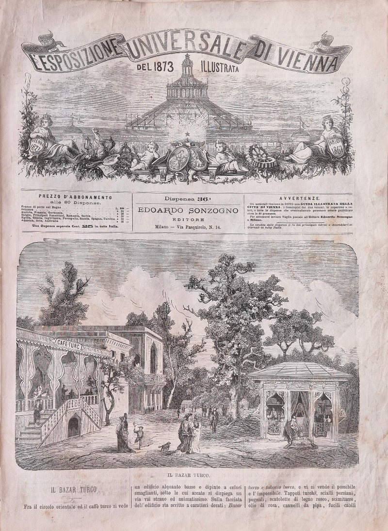 L'Esposizione Universale di Vienna del 1873 illustrata - Dispensa n.36