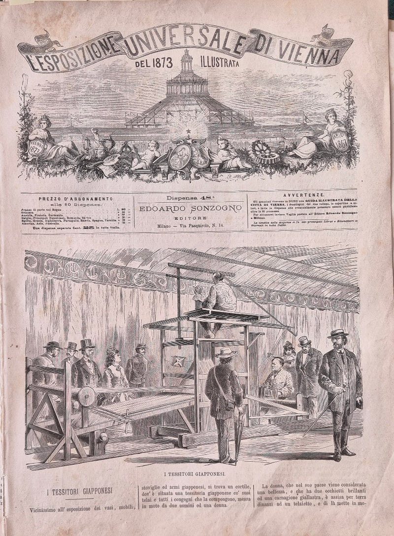 L'Esposizione Universale di Vienna del 1873 illustrata - Dispensa n.48