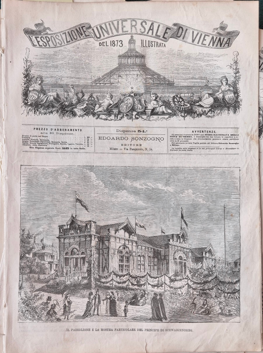 L'Esposizione Universale di Vienna del 1873 illustrata - Dispensa n.54
