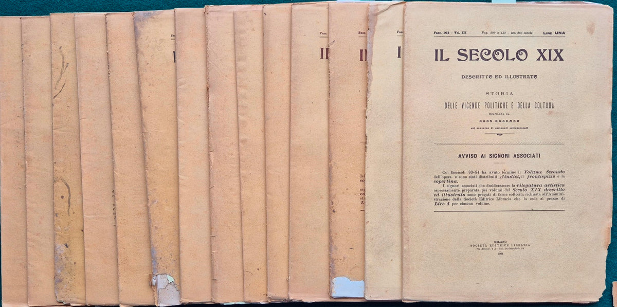 Il secolo XIX descritto e illustrato - 1904 - Nn. 103/116