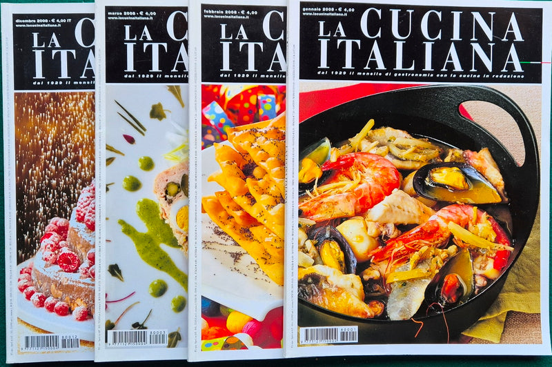 La Cucina Italiana -  2008 - 4 numeri