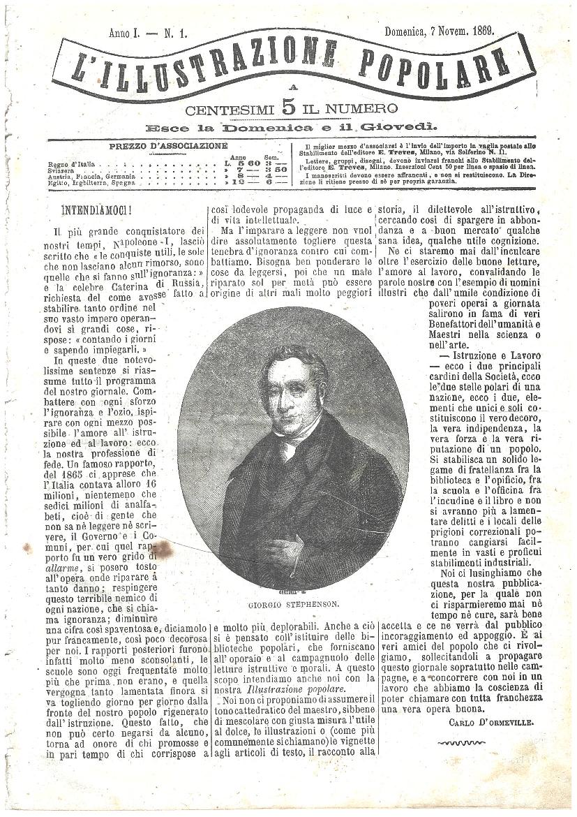 L'illustrazione popolare - 7 Novem. 1869