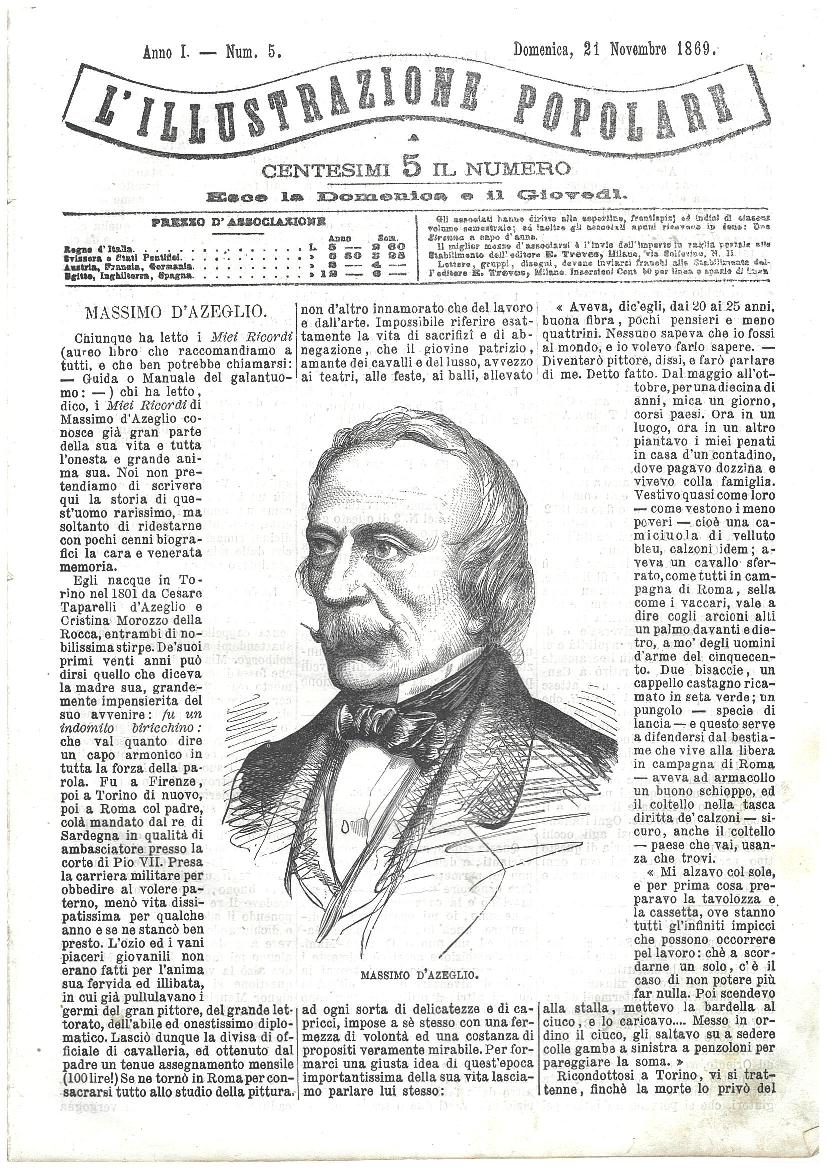L'illustrazione popolare - 21 Novembre 1869