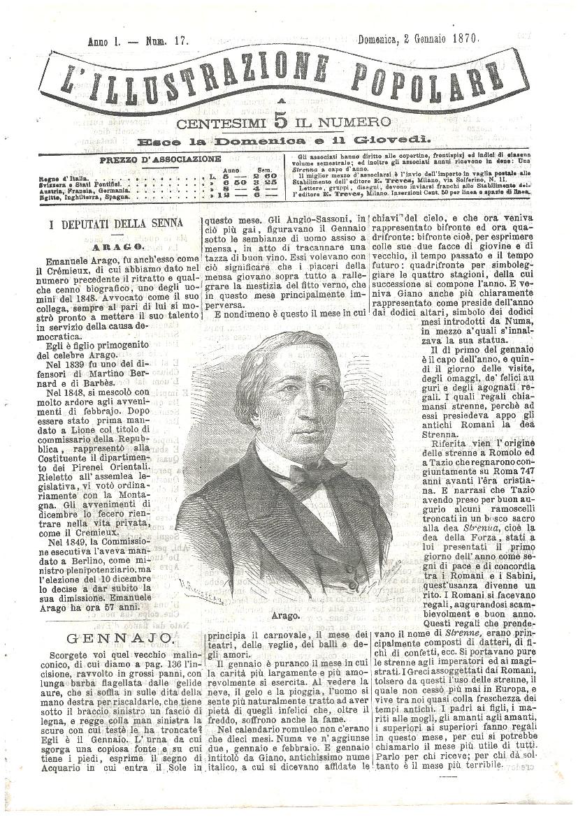 L'illustrazione popolare - 2 Gennaio 1870