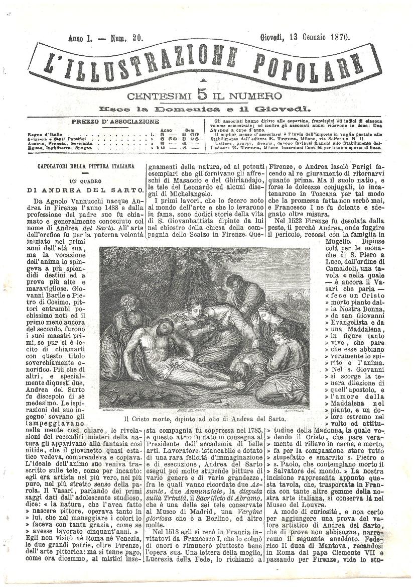 L'illustrazione popolare - 13 Gennaio 1870