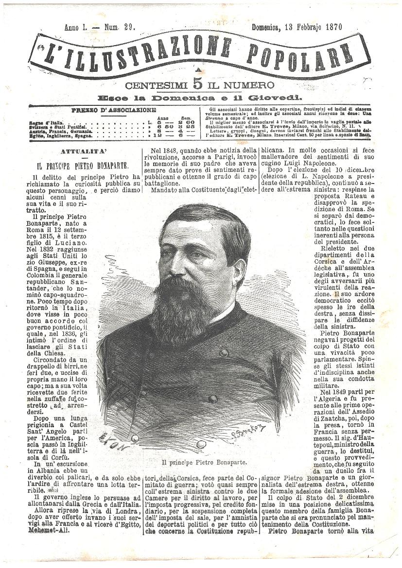 L'illustrazione popolare - 13 Febbraio 1870