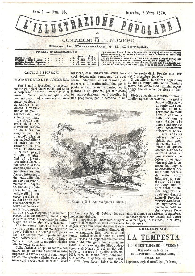 L'illustrazione popolare - 6 Marzo 1870
