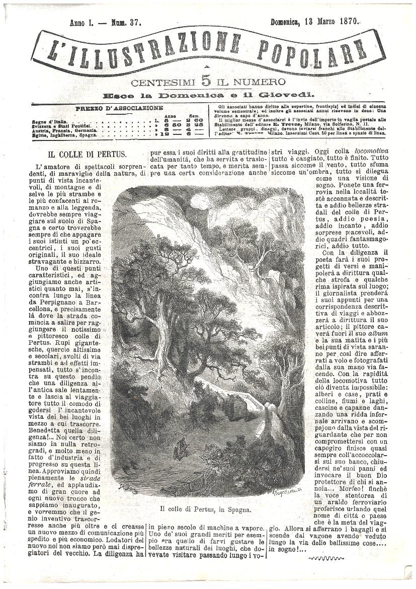 L'illustrazione popolare - 13 Marzo 1870