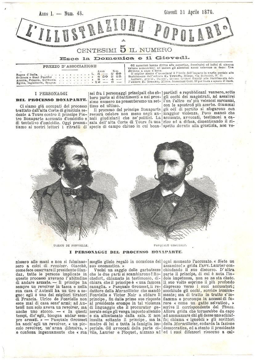 L'illustrazione popolare - 21 Aprile 1870