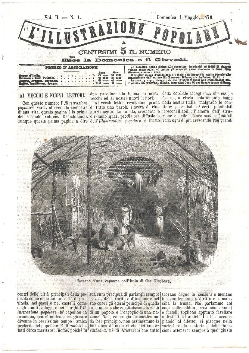 L'illustrazione popolare - 1 Maggio 1870