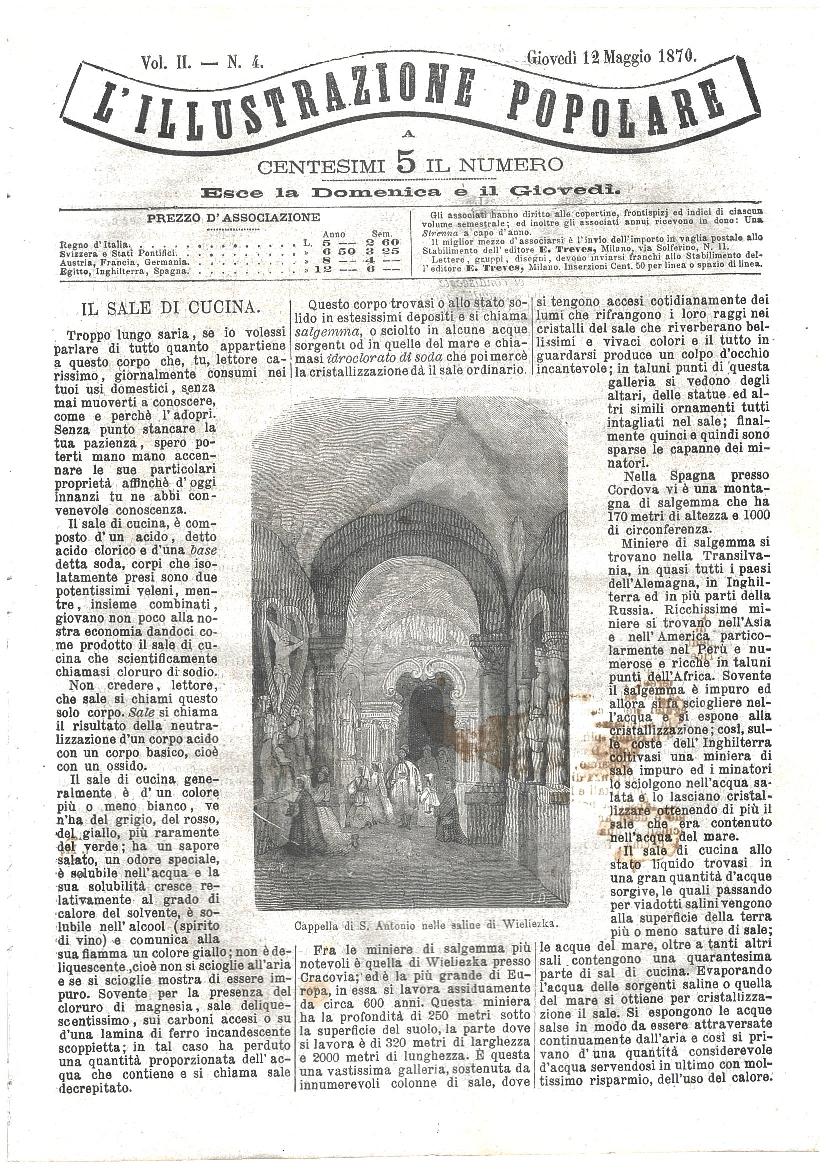 L'illustrazione popolare - 12 Maggio 1870