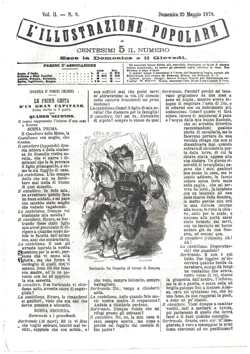 L'illustrazione popolare - 29 Maggio 1870