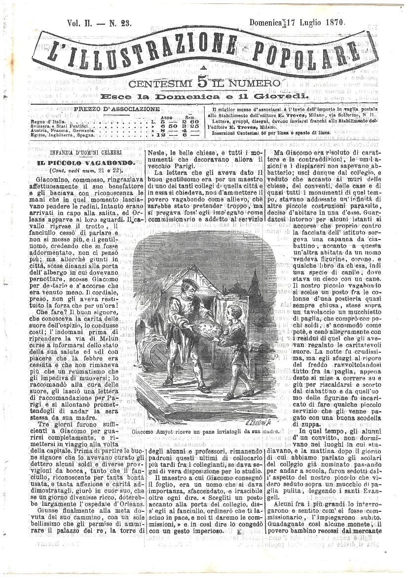 L'illustrazione popolare - 17 Luglio 1870