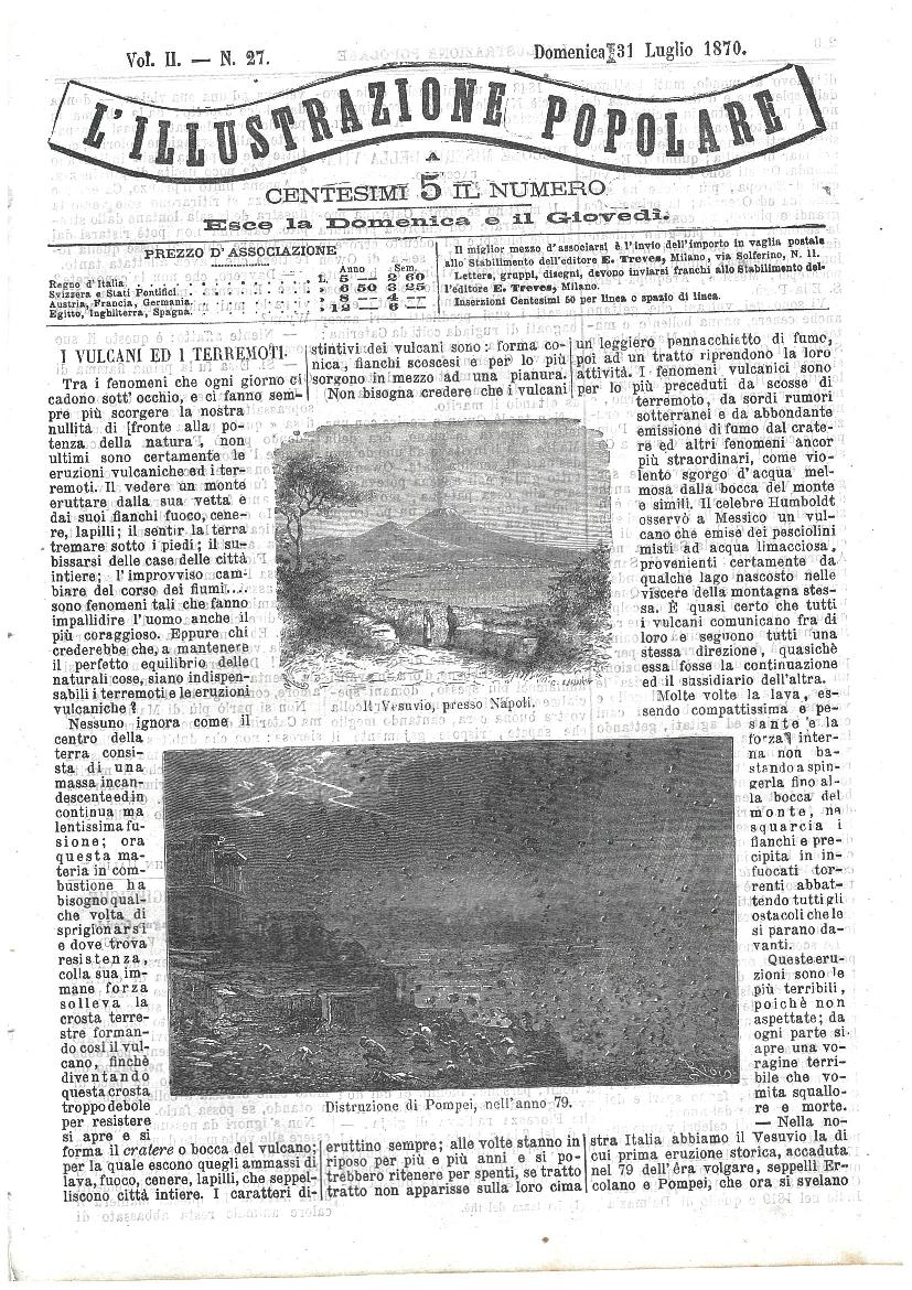 L'illustrazione popolare - 31 Luglio 1870
