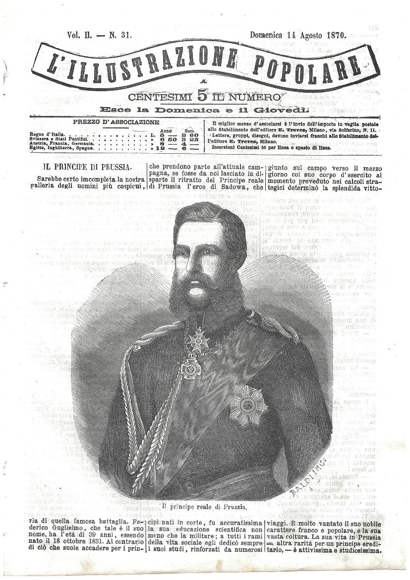 L'illustrazione popolare - 14 Agosto 1870