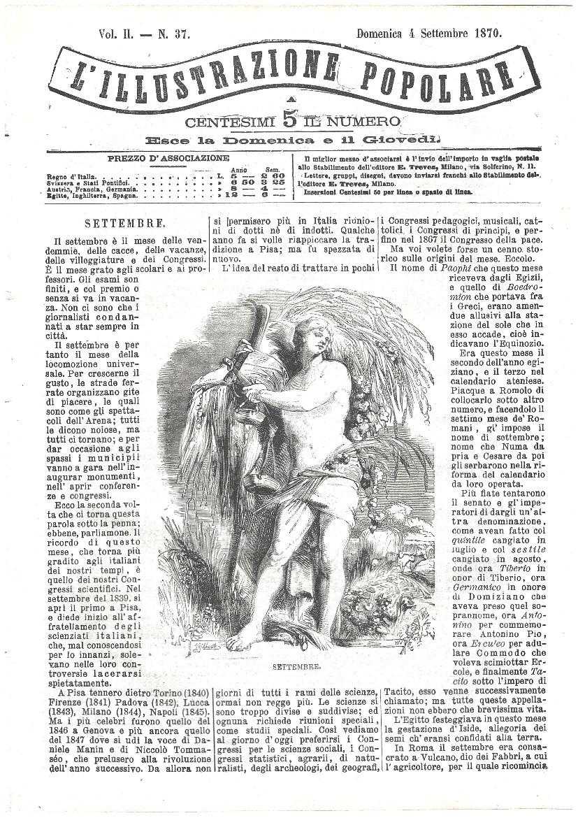 L'illustrazione popolare - 4 Settembre 1870