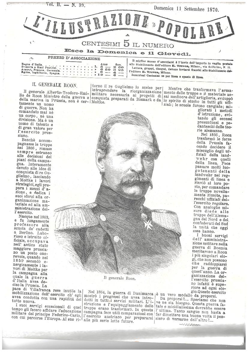 L'illustrazione popolare - 11 Settembre 1870