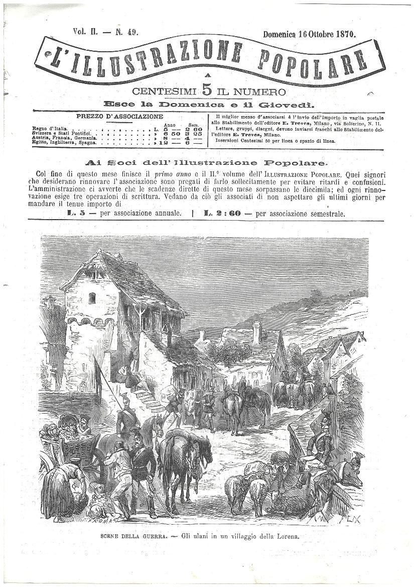 L'illustrazione popolare - 16 Ottobre 1870