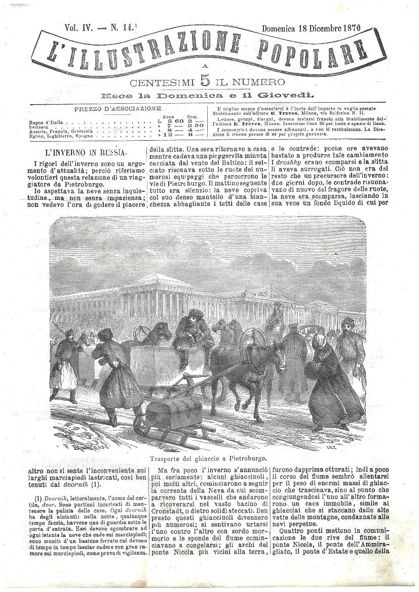 L'illustrazione popolare - 18 Dicembre 1870