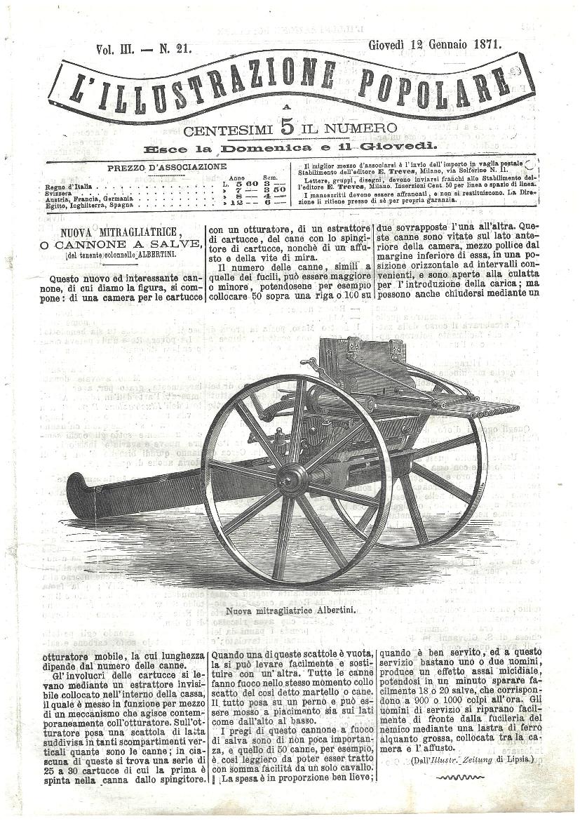 L'illustrazione popolare - 12 Gennaio 1871
