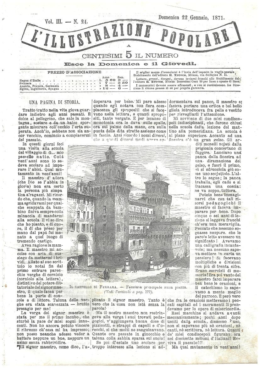 L'illustrazione popolare - 22 Gennaio 1871