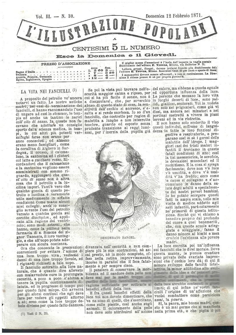 L'illustrazione popolare - 12 Febbraio 1871