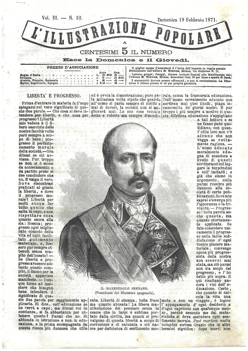L'illustrazione popolare - 19 Febbraio 1871