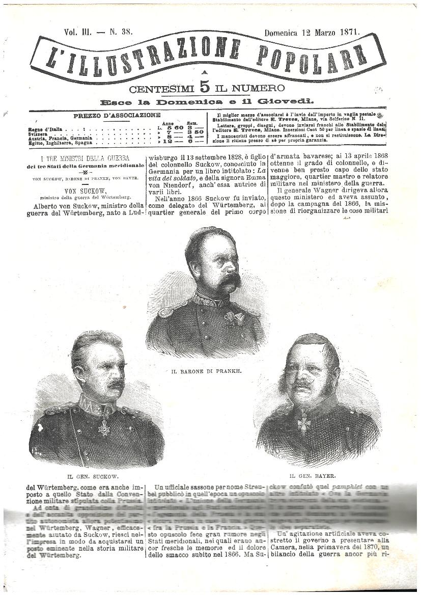L'illustrazione popolare - 12 Marzo 1871