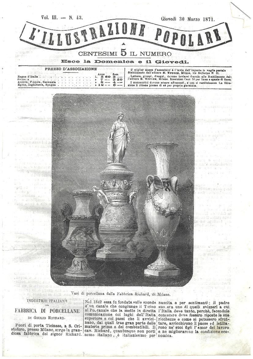 L'illustrazione popolare - 30 Marzo 1871