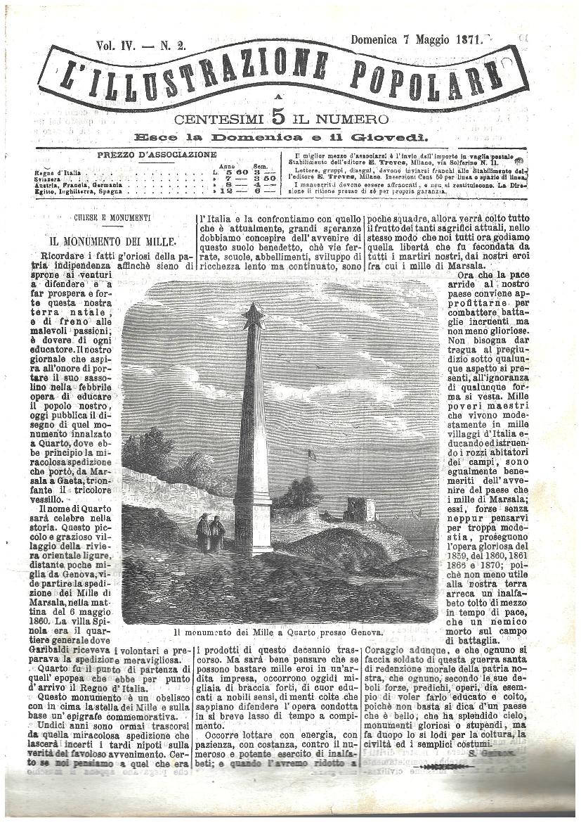 L'illustrazione popolare - 7 Maggio 1871