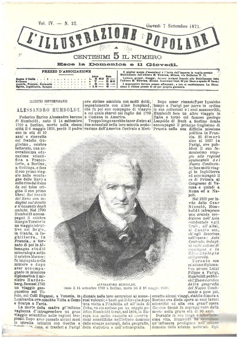 L'illustrazione popolare - 7 Settembre 1871
