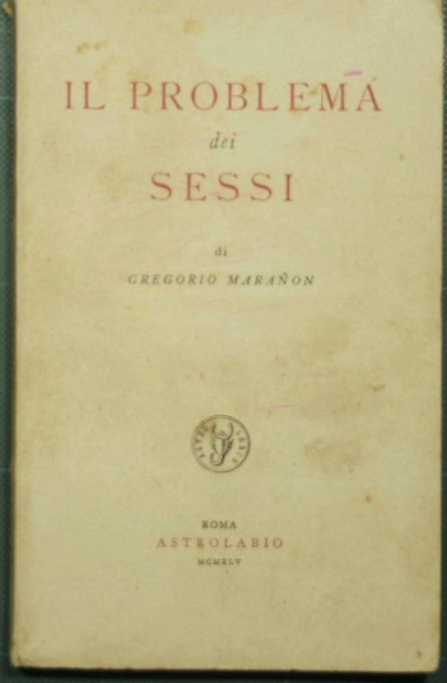 Il problema dei sessi