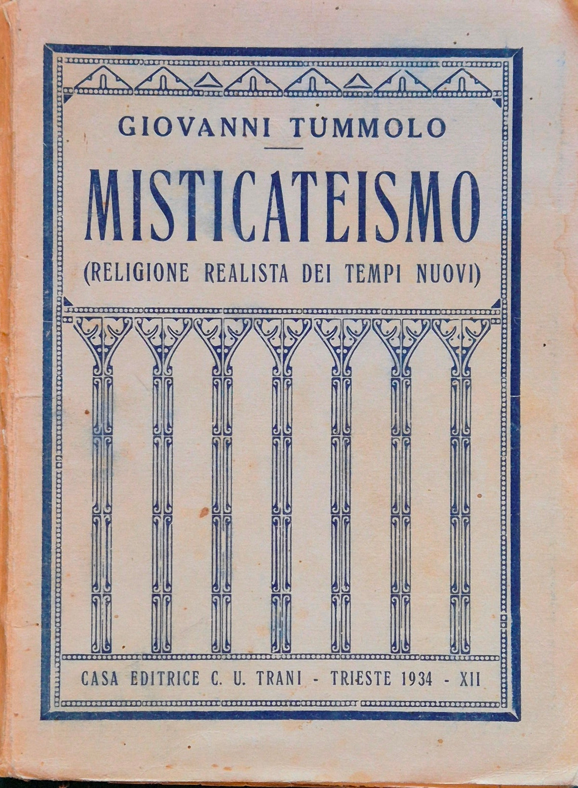 Misticateismo - Religione realista dei tempi nuovi
